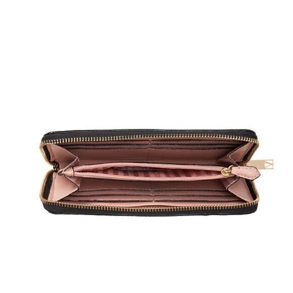 Victoria's Secret black gold leather wallet - Picture 4 of 4